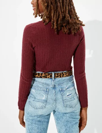 Bluza American Eagle, visiniu