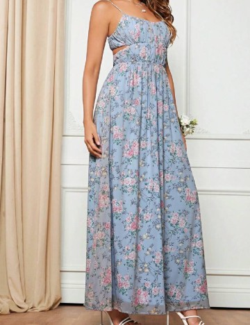 Rochie lunga SHEIN, albastru