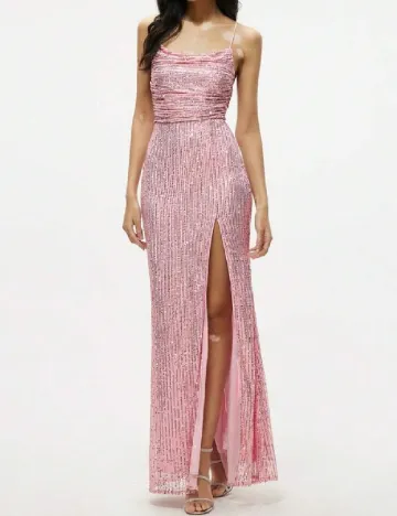 Rochie lunga SHEIN, roz Roz