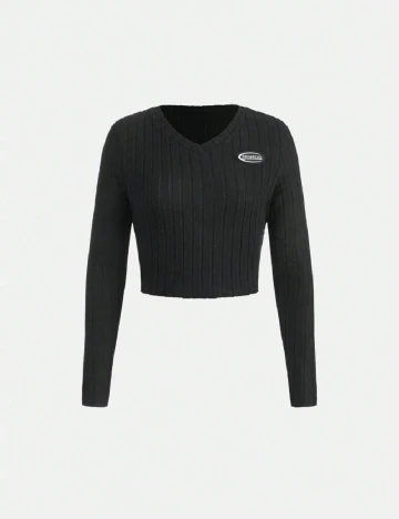 Top Shein Kids, negru