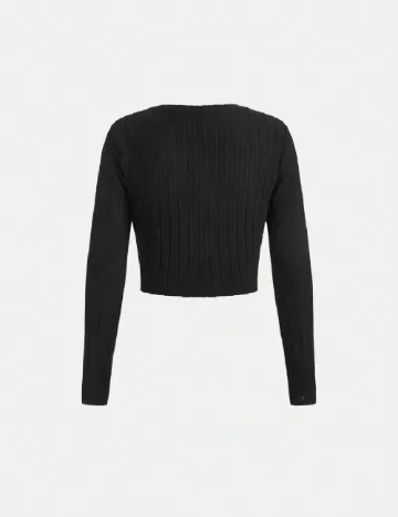 Top Shein Kids, negru