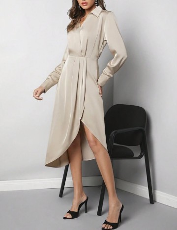 Rochie medie SHEIN, crem