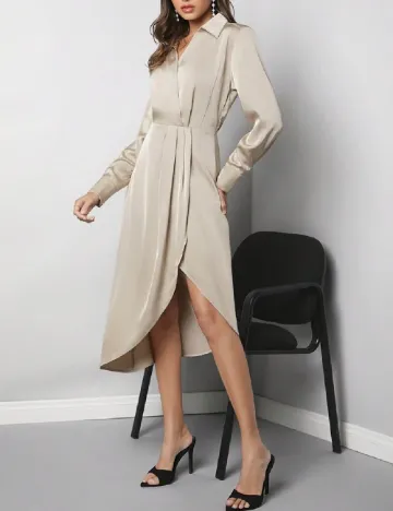 Rochie medie SHEIN, crem