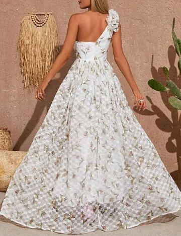 Rochie lunga SHEIN, alb Alb