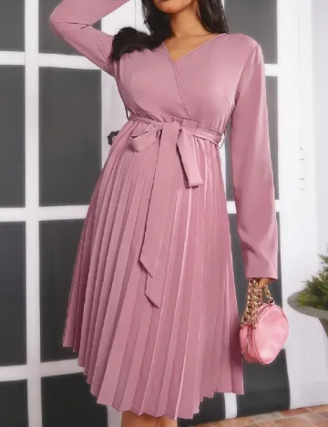 Rochie medie SHEIN Maternity, roz Roz