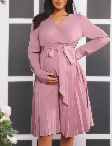 Rochie medie SHEIN Maternity, roz Roz