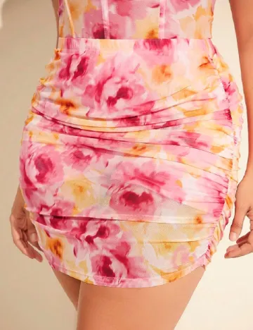 Fusta SHEIN CURVE, roz