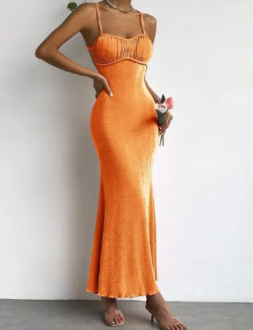 Rochie lunga SHEIN, portocaliu