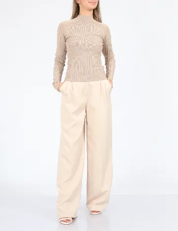Pantaloni SHEIN, crem