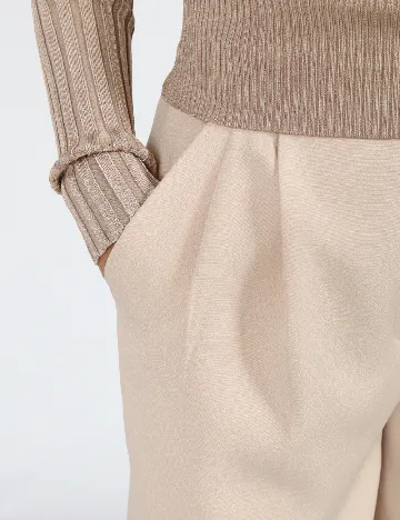 Pantaloni SHEIN, crem