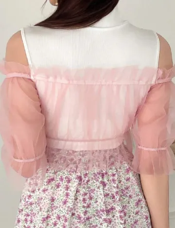Bluza Dazy, alb Alb