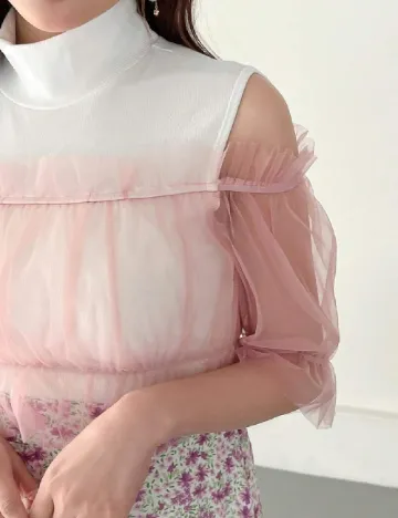 Bluza Dazy, alb Alb