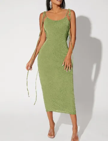 Rochie medie SHEIN, verde Verde