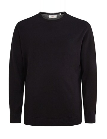 Bluza s.Oliver Plus Size Men, negru