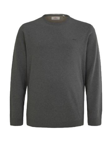 Bluza s.Oliver Plus Size Men, gri