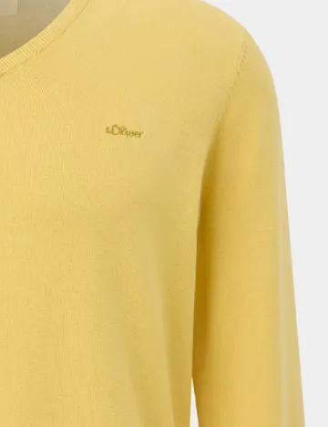 Bluza s.Oliver Plus Size Men, galben