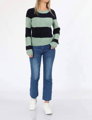 Pulover American Eagle, verde/albastru