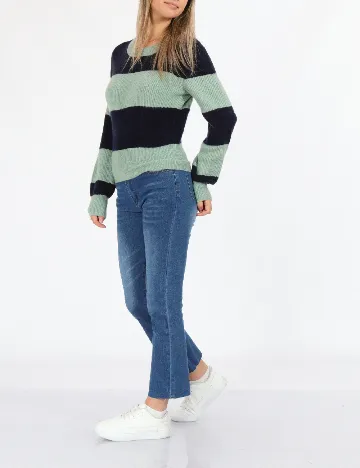 Pulover American Eagle, verde/albastru
