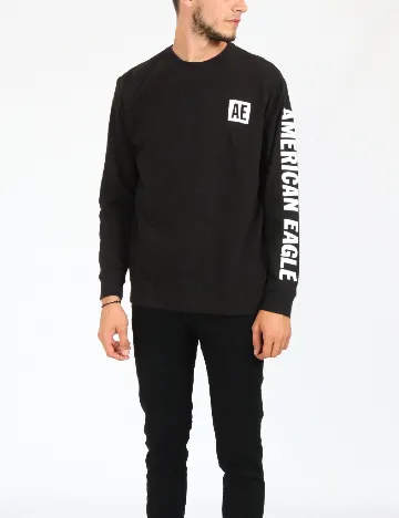 Bluza American Eagle, negru