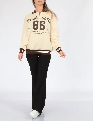 Bluza Oversize SHEIN, crem