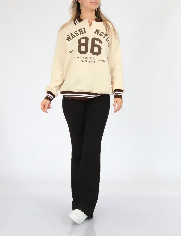 Bluza Oversize SHEIN, crem