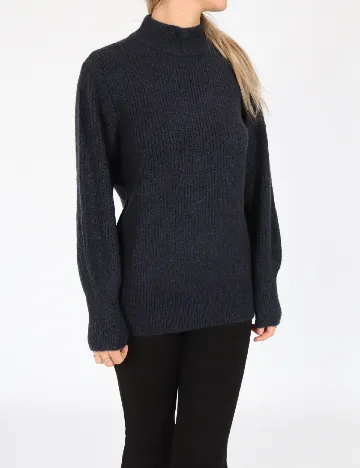 Pulover Object, bleumarin inchis