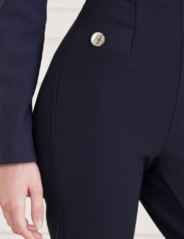 Pantaloni Marciano Guess, bleumarin