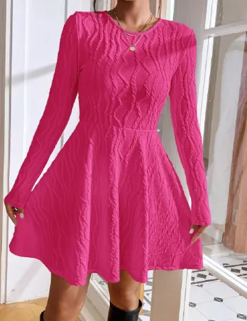 Rochie scurta SHEIN, roz Roz