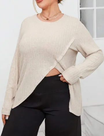 Bluza SHEIN CURVE, crem