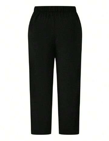 Pantaloni SHEIN CURVE, negru