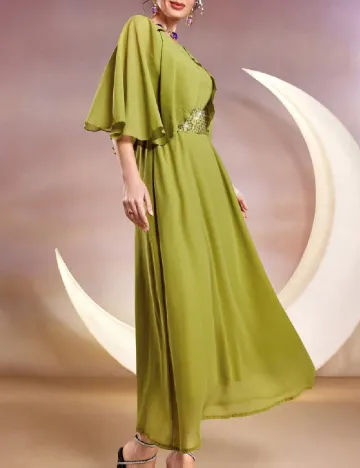 Rochie lunga SHEIN, verde