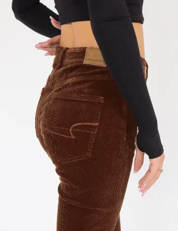 Pantaloni American Eagle, maro