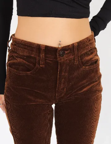 Pantaloni American Eagle, maro