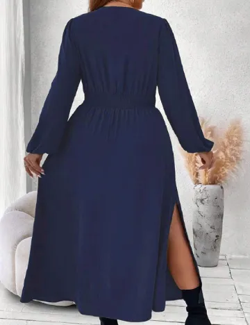 Rochie lunga SHEIN CURVE, bleumarin