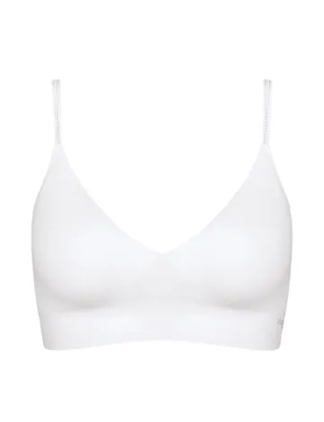 Bustiera Sloggi by Triumph Plus Size, alb