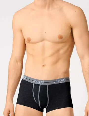 Set Boxeri 2 perechi Sloggi by Triumph, negru/gri