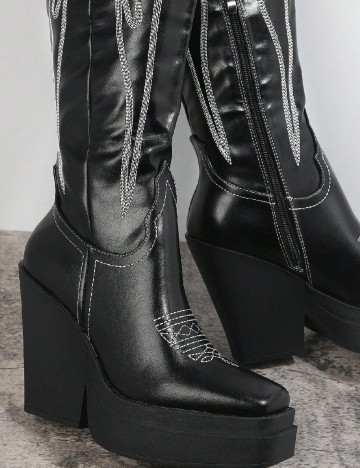 Cizme SHEIN, negru