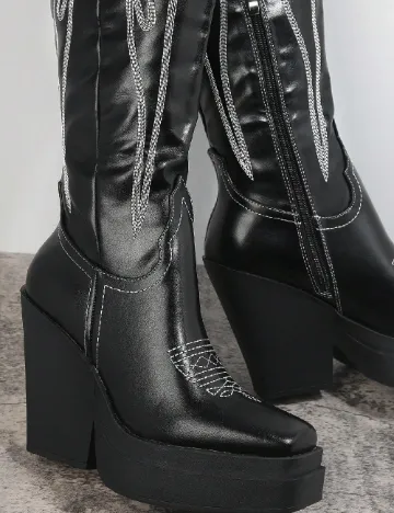 Cizme SHEIN, negru