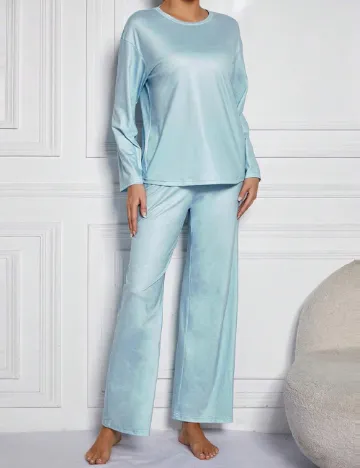 Pijama SHEIN, albastru Albastru