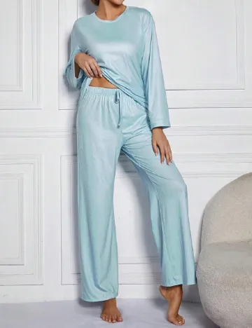 Pijama SHEIN, albastru Albastru