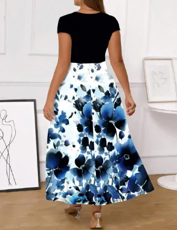 Rochie lunga SHEIN CURVE, floral Floral print