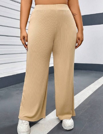 Pantaloni SHEIN CURVE, crem