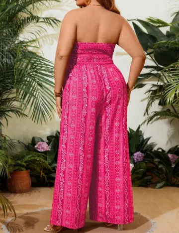 Salopeta SHEIN CURVE, roz