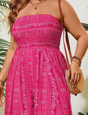 Salopeta SHEIN CURVE, roz