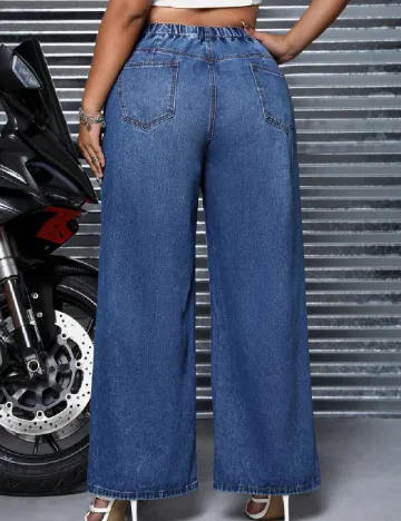 Blugi SHEIN CURVE, albastru Albastru