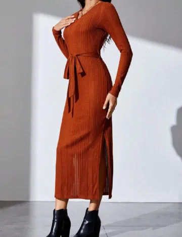 Rochie medie SHEIN, portocaliu