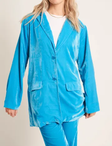 Sacou Oversize Native Youth, albastru