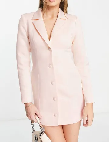 Rochie scurta Miss Selfridge, roz pal