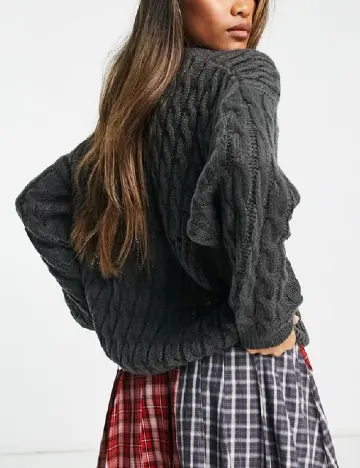 Pulover ASOS, gri Gri