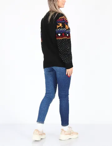 Pulover Threadbare, negru